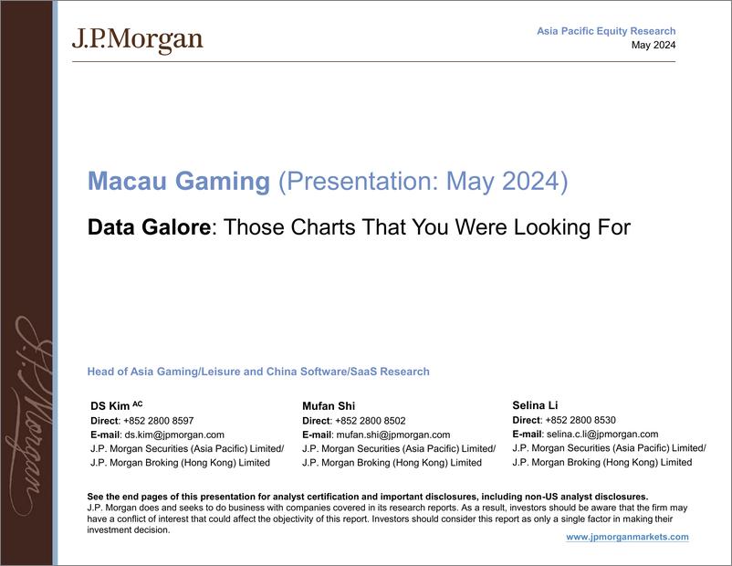 《JPMorgan-Macau Gaming Data Galore Those Charts That You Were Looking...-108299000》 - 第1页预览图