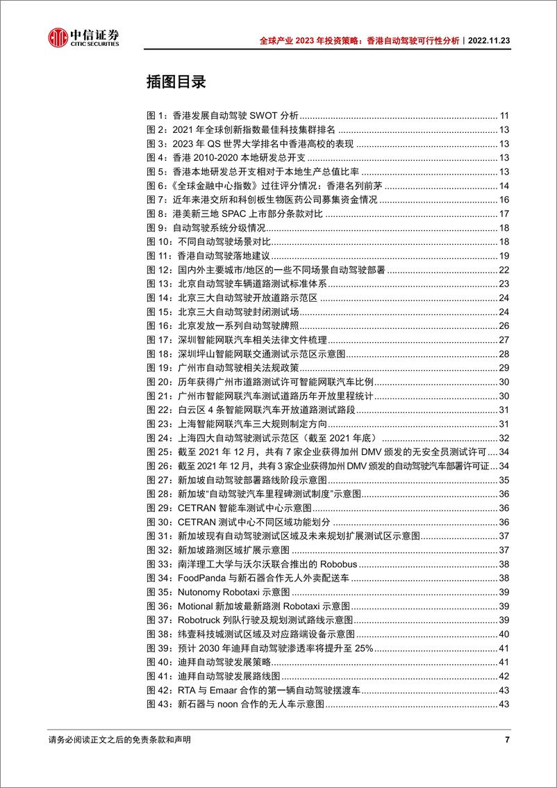 《全球产业2023年投资策略：香港自动驾驶可行性分析，讲好下一个香港故事，以自动驾驶打造世界顶级智慧城市及绿色金融大都会-20221123-中信证券-136页》 - 第8页预览图