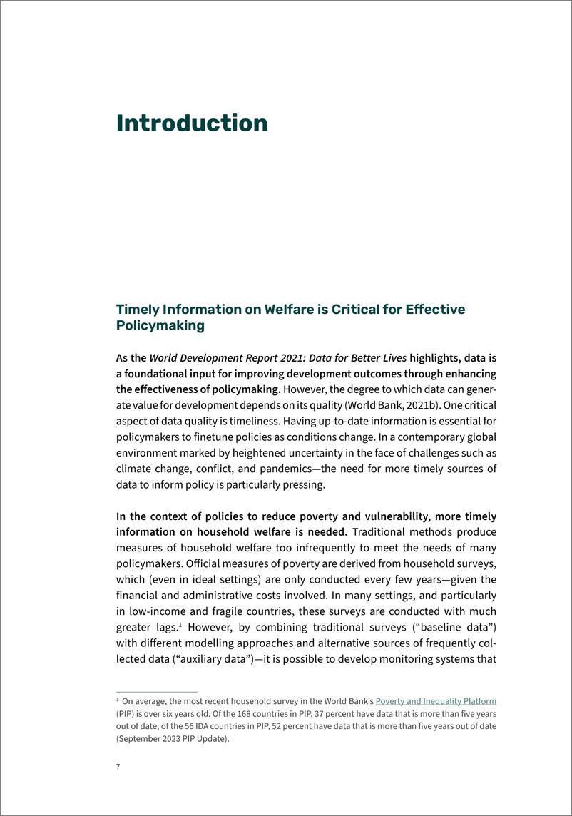 《世界银行-在最重要的时候衡量福利：实时监测方法的类型（英）-2024-106页》 - 第7页预览图
