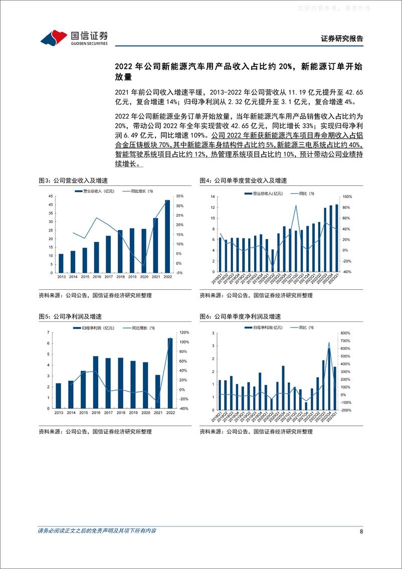 《国信证券-爱柯迪(600933)深耕铝合金精密压铸，产品向中大件延伸-230608》 - 第8页预览图