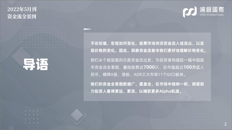 《SPDBI中国股市资金全景图：资金流处于周期底部，政策支撑加强-20220505-浦银国际-61页》 - 第3页预览图