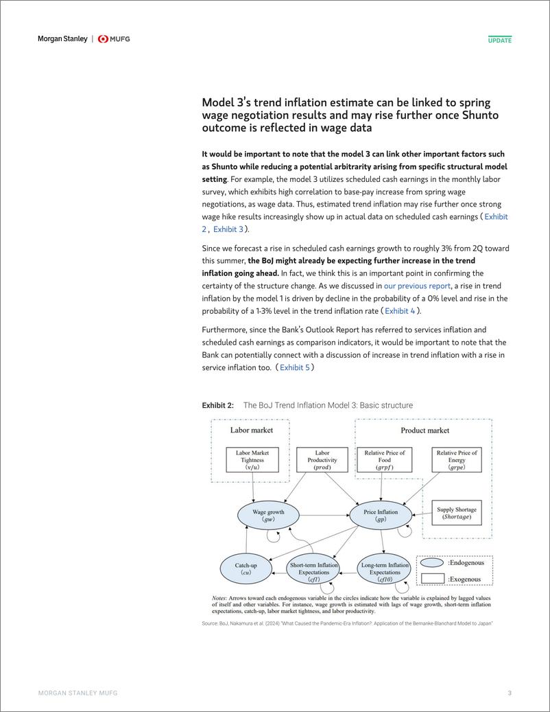 《Morgan Stanley Fixed-BoJ Watch BoJ Policy Analysis (Trend Inflation) Our Though...-108409439》 - 第3页预览图