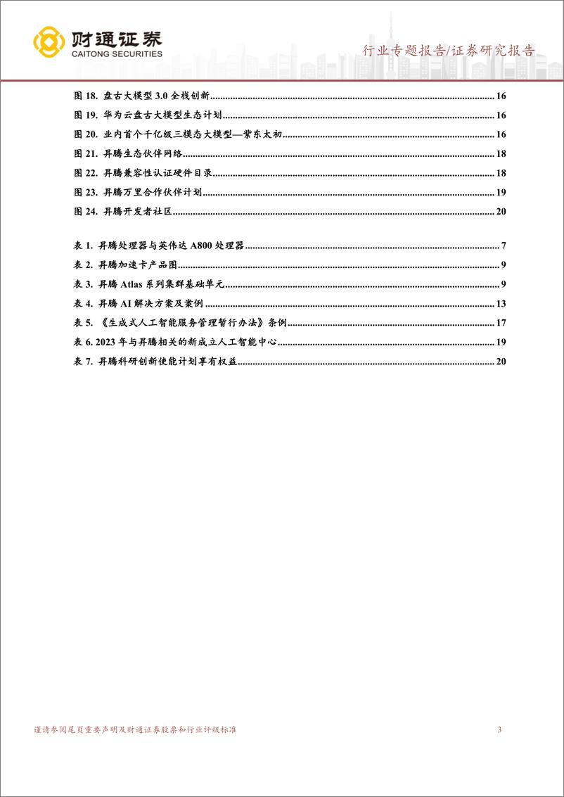 《计算机行业专题报告：华为产业系列深度，凤凰磐涅，AI昇腾-20230827-财通证券-22页》 - 第4页预览图