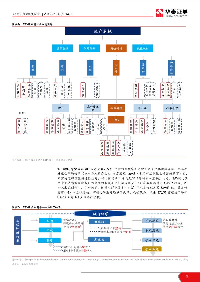 《医药生物行业科创板资质通鉴系列：TAVR~红日初升，其光大道-20190614-华泰证券-49页》 - 第6页预览图