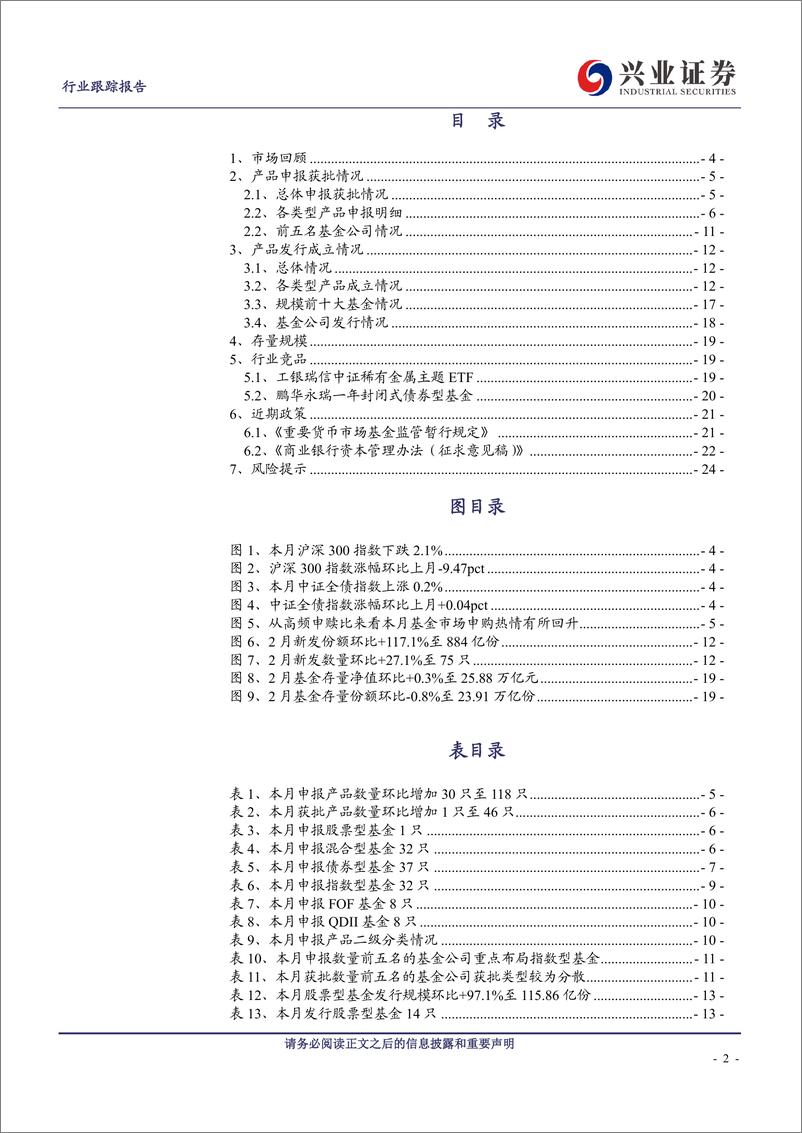 《非银金融行业公募基金市场月度跟踪（2023年2月）： 有色金属成为ETF爆点，首批混合估值法债基发行-20230310-兴业证券-25页》 - 第3页预览图