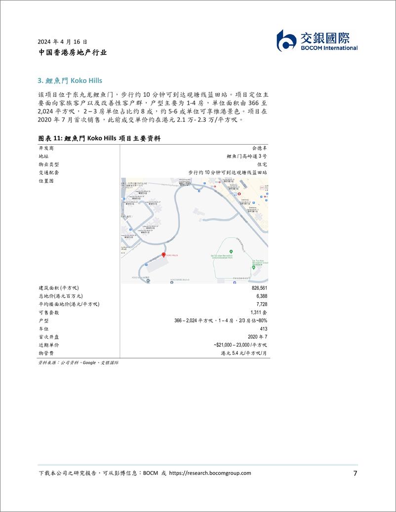 《中国香港房地产行业更新：内地买家推动3月一手房销售火爆-240416-交银国际-14页》 - 第7页预览图