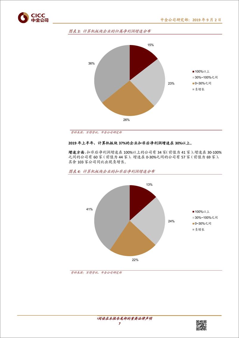 《科技行业计算机板块1H19回顾：收入增速小幅回落，费用控制加强-20190902-中金公司-30页》 - 第8页预览图