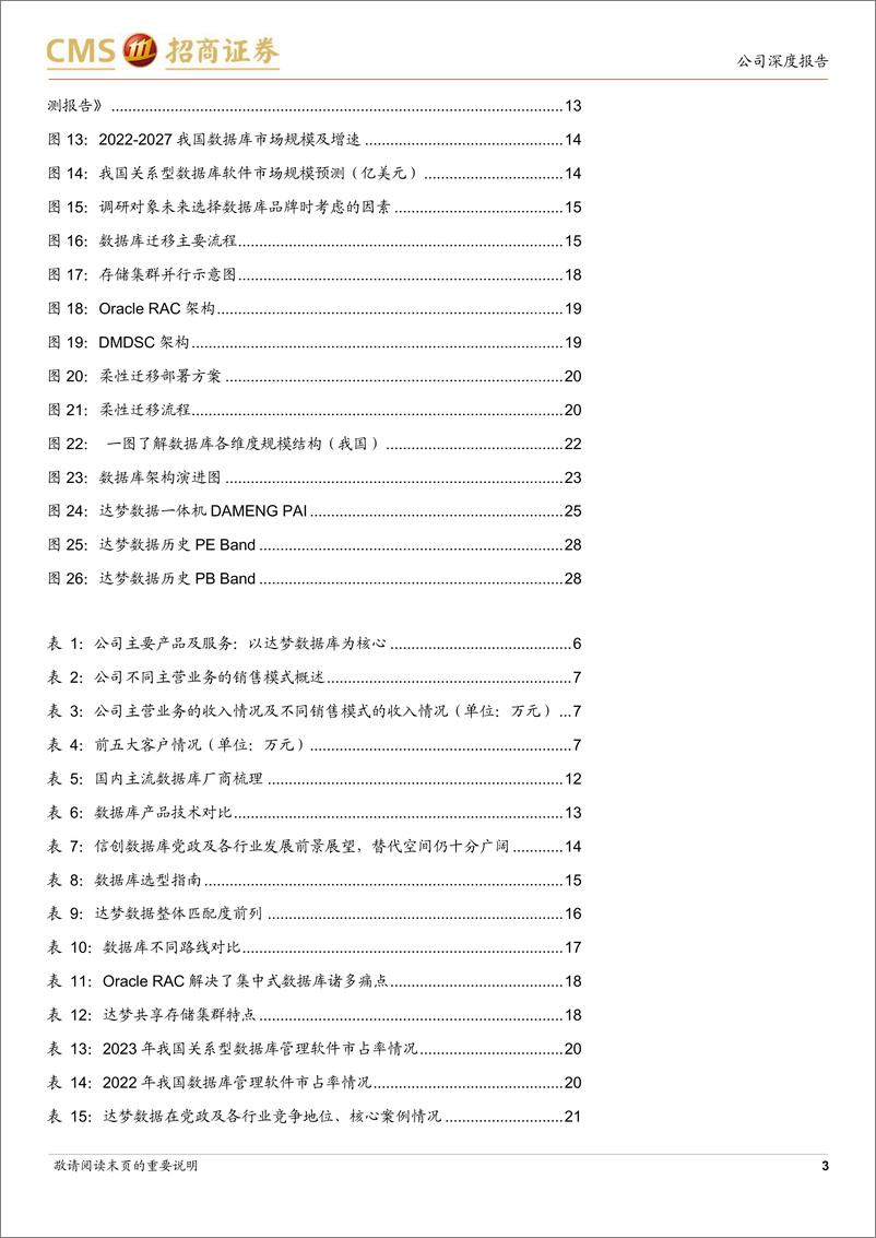 《达梦数据(688692)国产数据库中流砥柱，大数据时代奋楫争先-240719-招商证券-30页》 - 第3页预览图