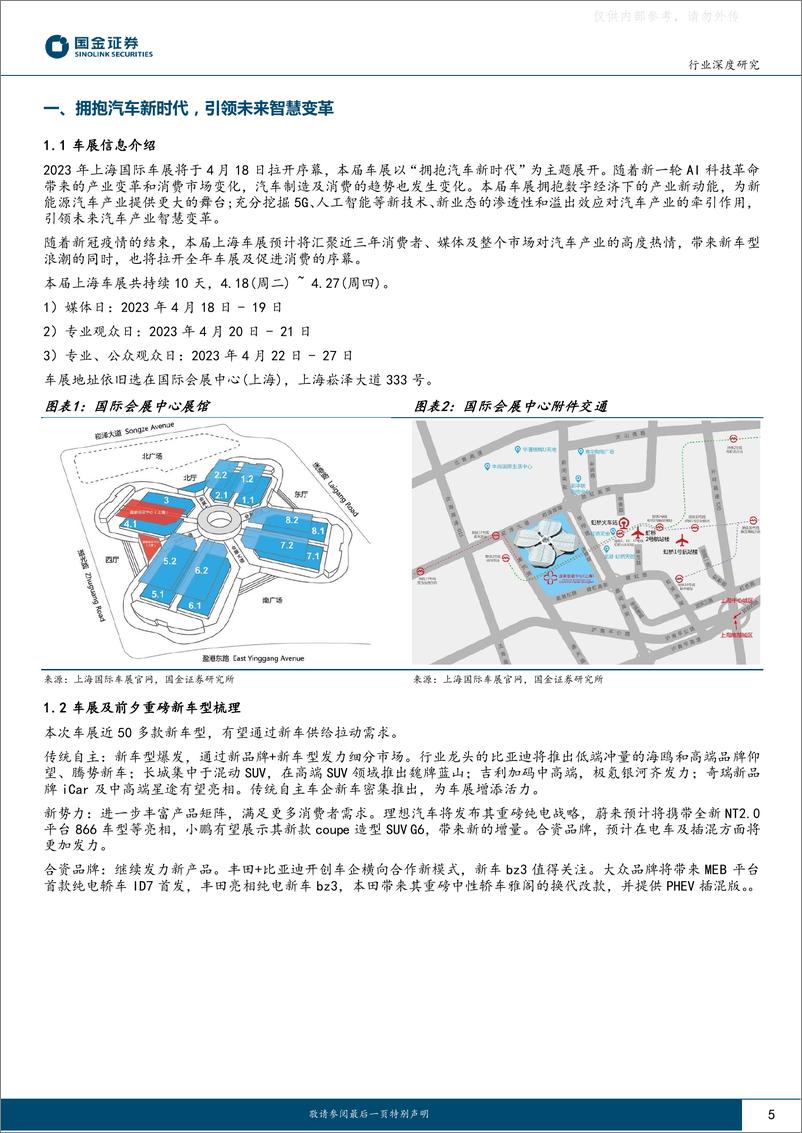 《国金证券-汽车及汽车零部件行业深度研究：上海车展专题(前瞻篇)，新车型有望激活需求，自主&新势力加速跑马圈地-230410》 - 第5页预览图