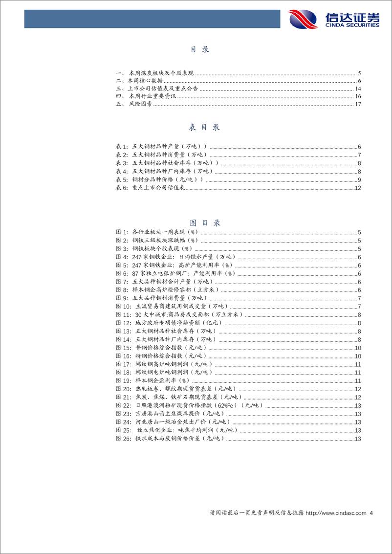 《钢铁行业：铁水日产短期止跌，仍需关注供需演化趋势-240907-信达证券-19页》 - 第4页预览图