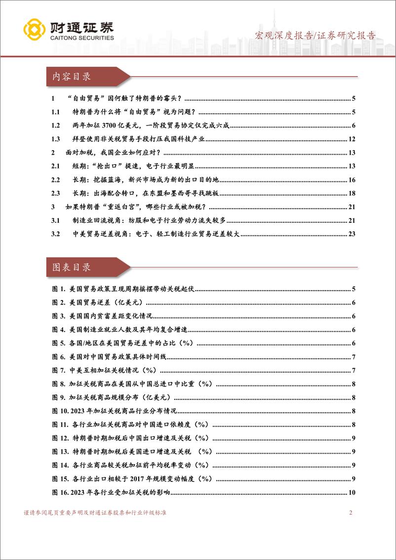 《美国大选背景下的出口全景展望：面对特朗普，出口会怎样？-240724-财通证券-26页》 - 第2页预览图