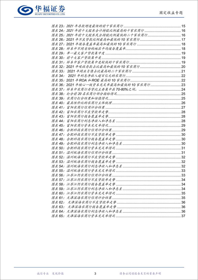 《固定收益专题：143家农商行全景扫描-20221018-华福证券-45页》 - 第4页预览图