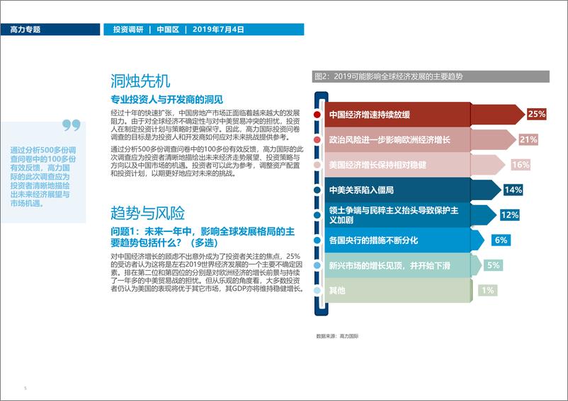 《高力国际-2019中国区房地产投资策略-2019.7-20页》 - 第7页预览图