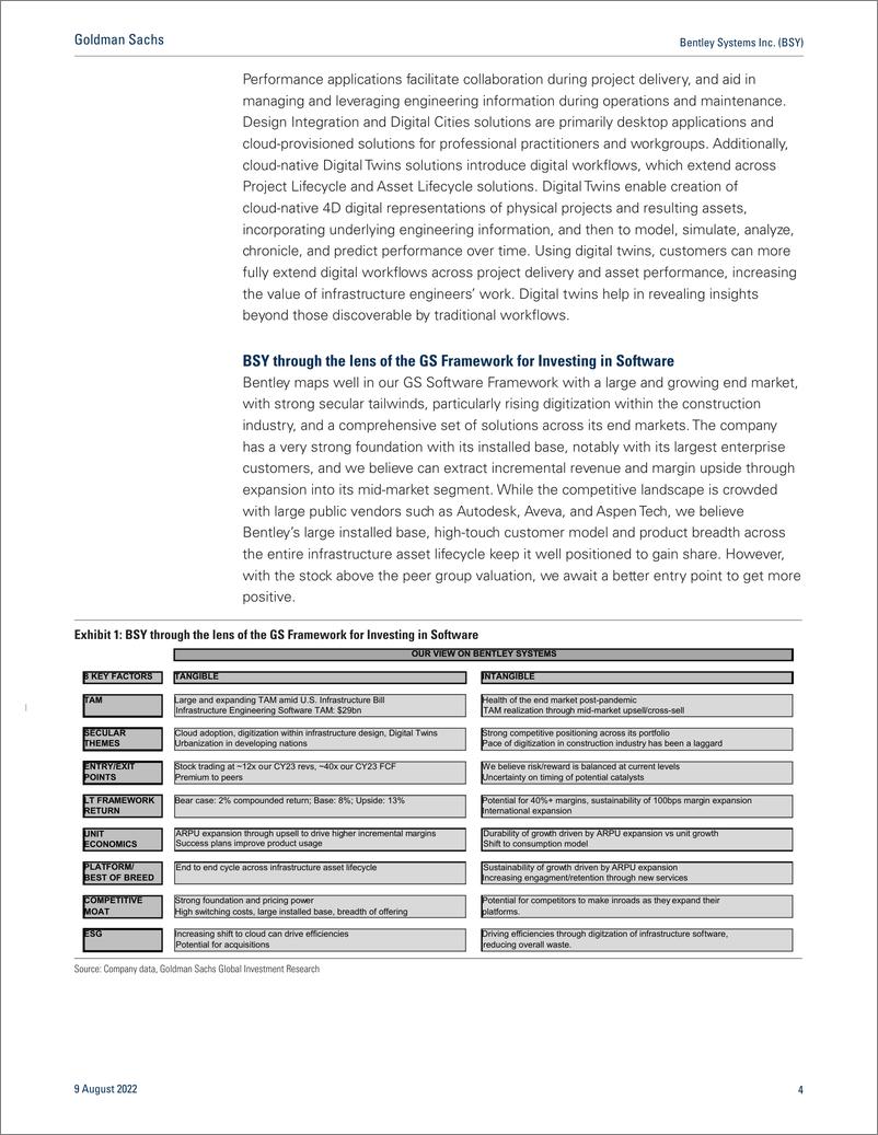 《Bentley Systems Inc. (BSY Solid Print, Improving New Business Activity Weighed Against 2H Macro Risk 2Q22 Results(1)》 - 第5页预览图