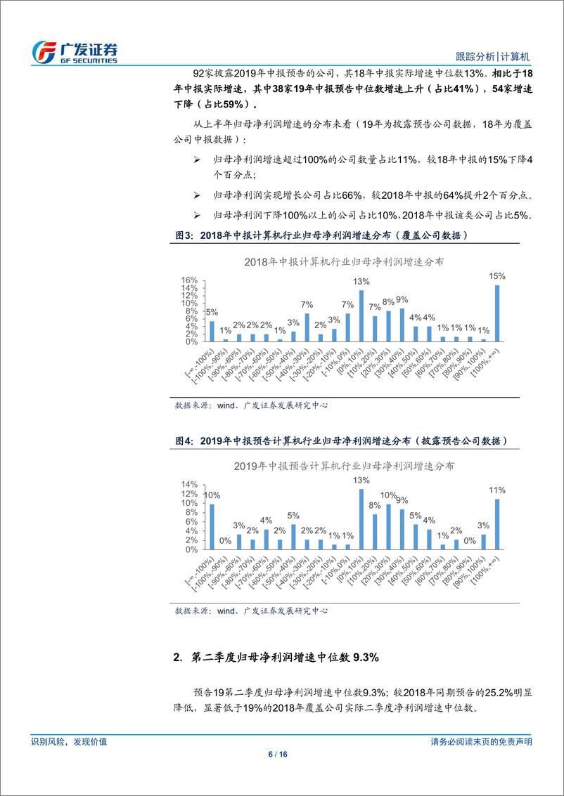 《计算机行业中报前瞻：整体有所放缓，细分龙头强劲-20190717-广发证券-16页》 - 第7页预览图