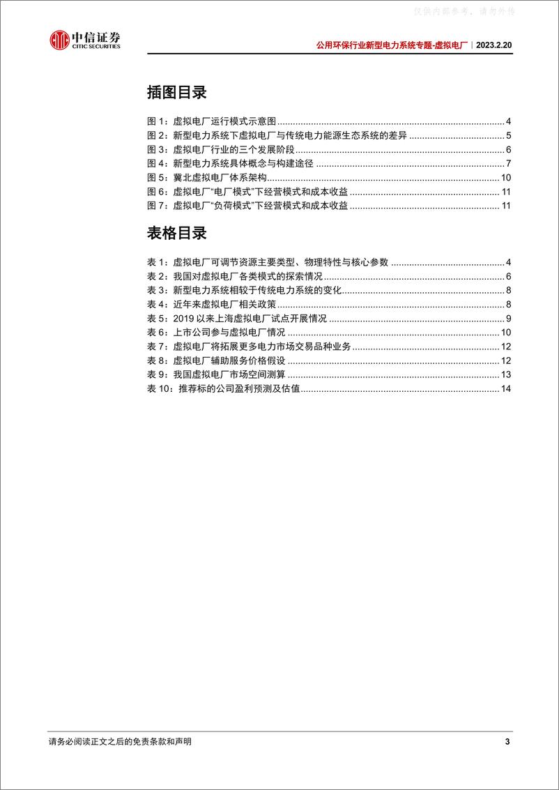 《中信证券-公用环保行业新型电力系统专题，虚拟电厂：能源及信息深度融合，虚拟电厂乘风而起-230220》 - 第3页预览图