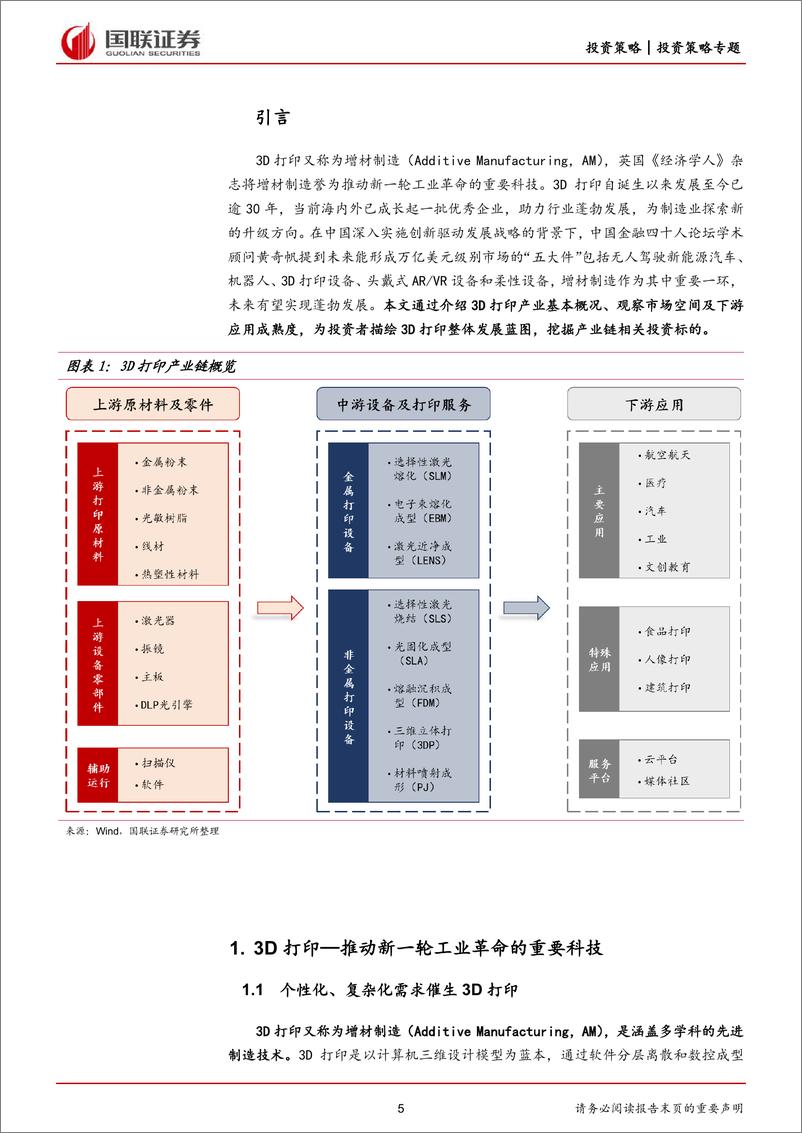 《新兴产业研究系列专题（二）：3D打印扬帆起航，蓝海市场未来可期-20221109-国联证券-49页》 - 第6页预览图