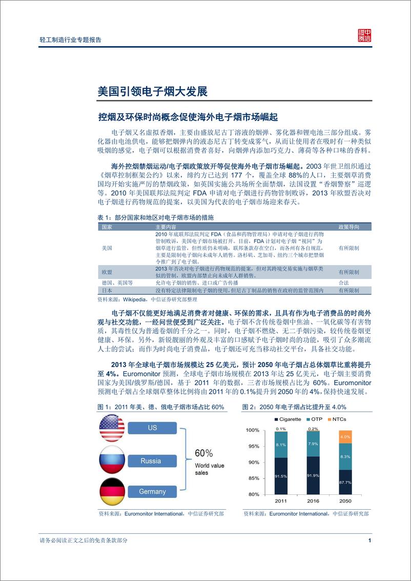 《中信证券-轻工制造行业专题研究报告：国内电子烟开局 转型烟标龙头受益》 - 第5页预览图