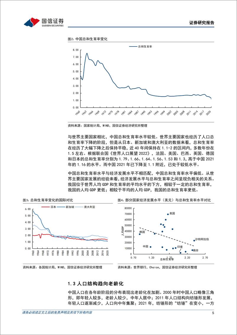 《宏观经济专题研究：生产要素系列研究一，中国人口发展的趋势与影响（上篇）-20230227-国信证券-17页》 - 第6页预览图