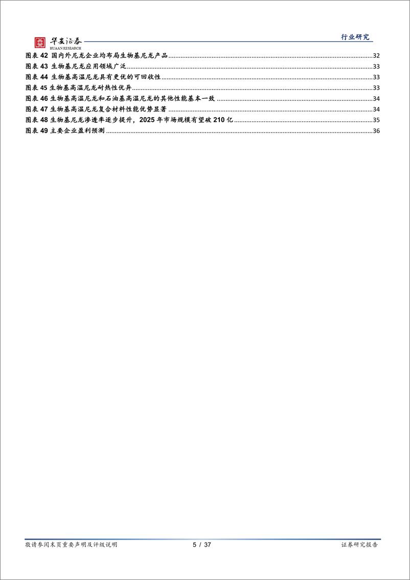 《基础化工行业尼龙深度报告之二：尼龙复材迎千亿市场，生物基尼龙乘势而上-20230705-华安证券-37页》 - 第6页预览图