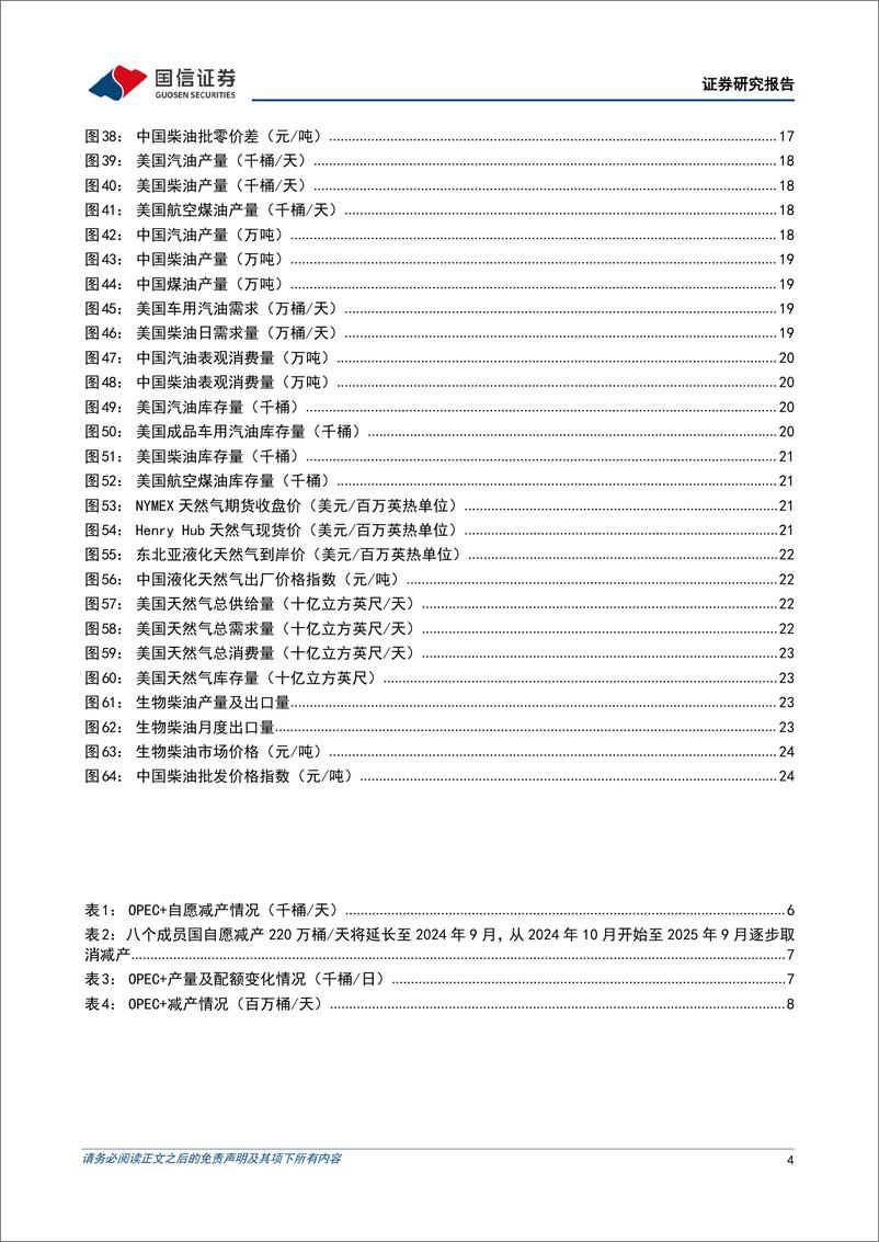 《油气行业2024年6月月报：国际油价大幅反弹，看好需求旺季量价齐升-240702-国信证券-27页》 - 第4页预览图