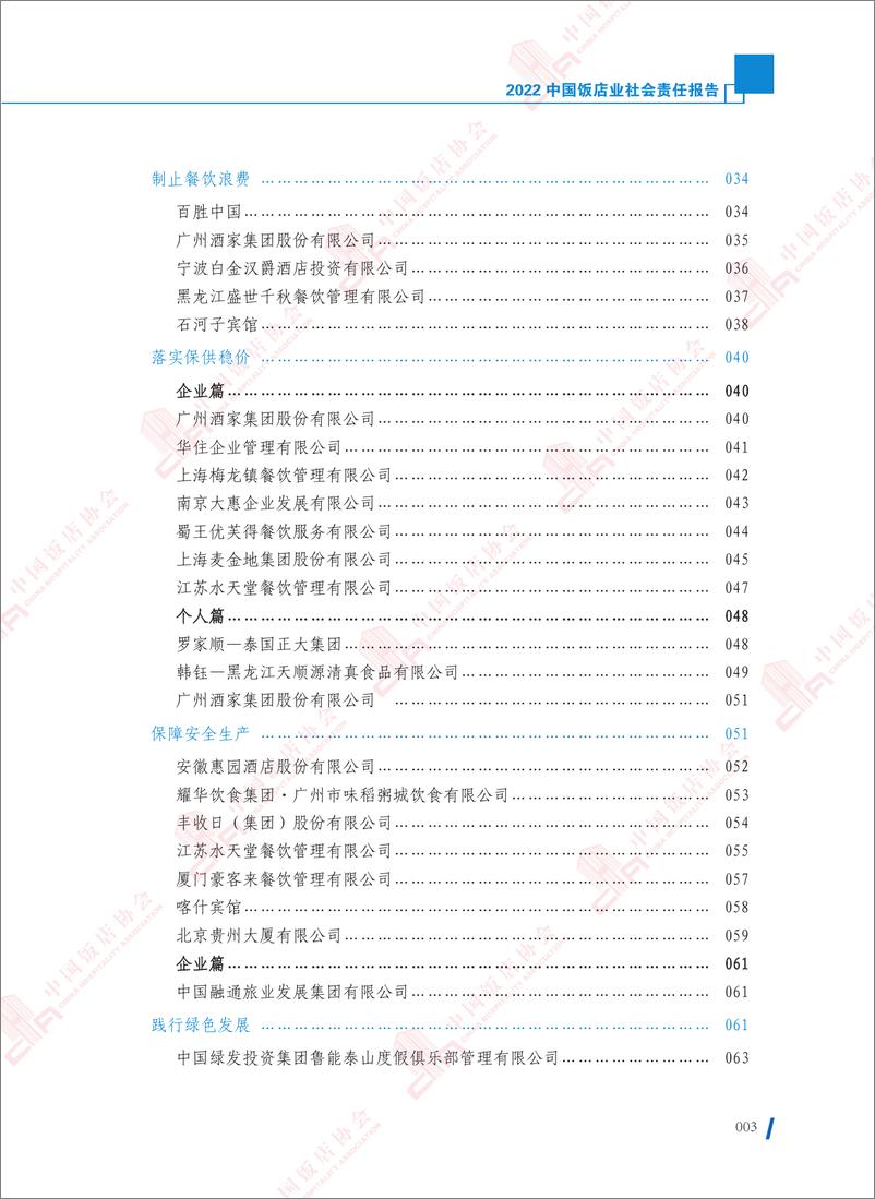 《2022中国饭店业社会责任报告-完整电子版-226页》 - 第5页预览图