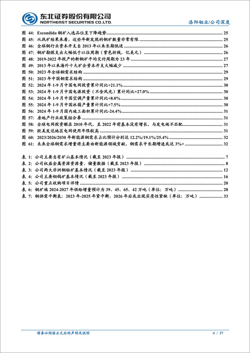 《洛阳钼业(603993)深度报告：开启新一轮铜产能扩张，进军全球一流矿企行列-241113-东北证券-37页》 - 第4页预览图