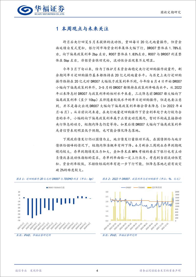 《【华福固收】：如何看待DR007略低于政策利率-240609-华福证券-17页》 - 第4页预览图