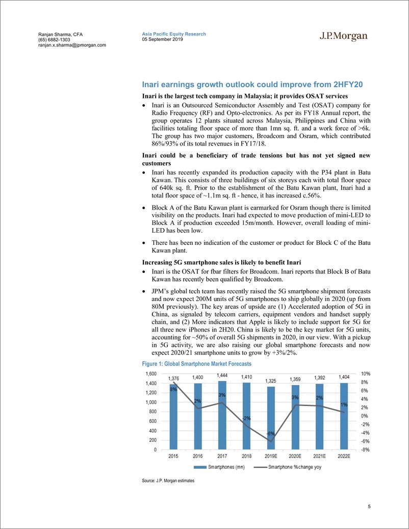 《J.P. 摩根-亚太地区-TMT行业-马来西亚科技行业：贸易战的影响-2019.9.5-34页》 - 第6页预览图