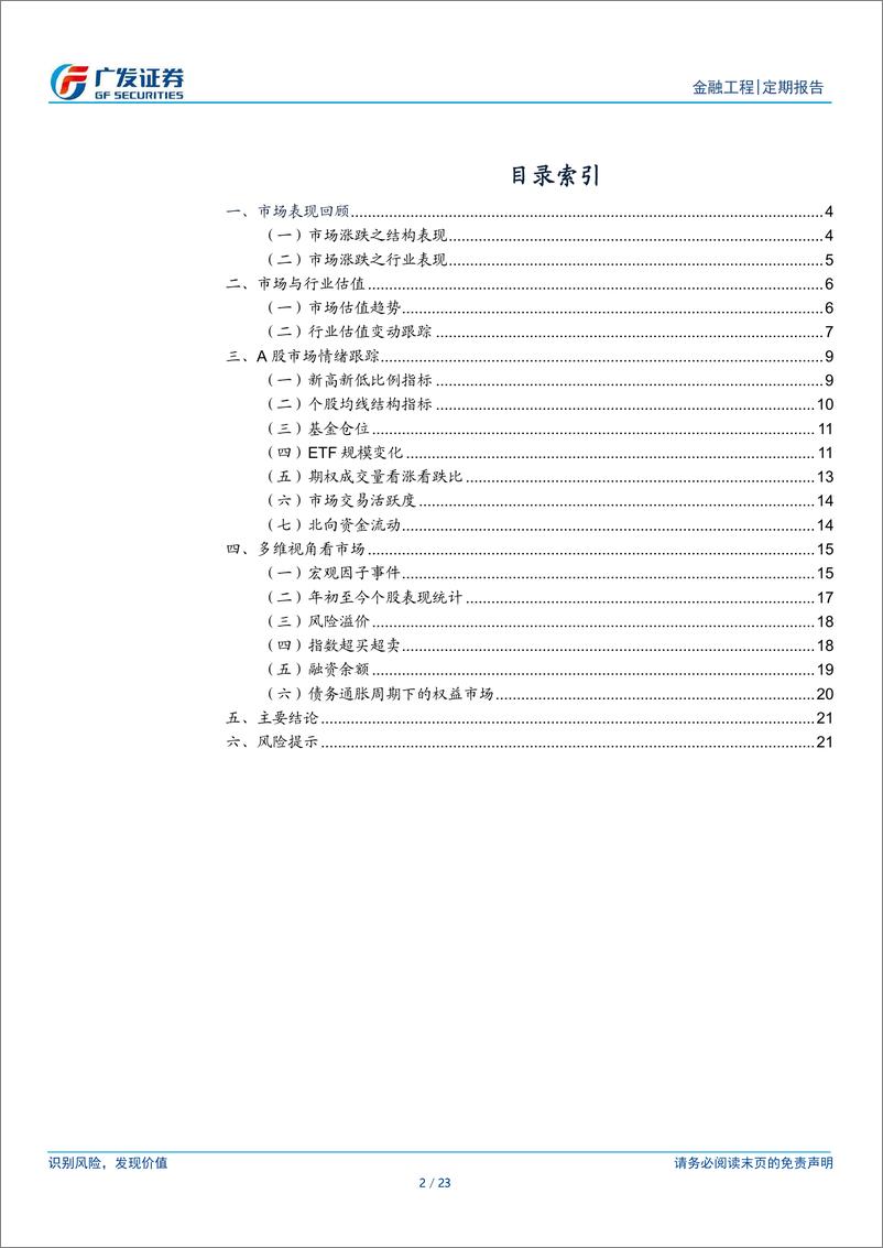 《A股量化择时研究报告-金融工程：ETF资金持续流入-240616-广发证券-23页》 - 第2页预览图