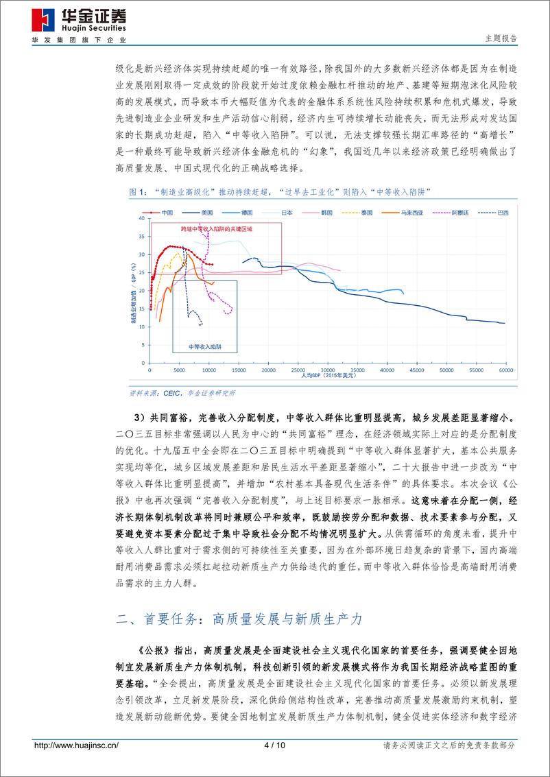 《主题报告：二十届三中全会公报精神解读-240718-华金证券-10页》 - 第4页预览图