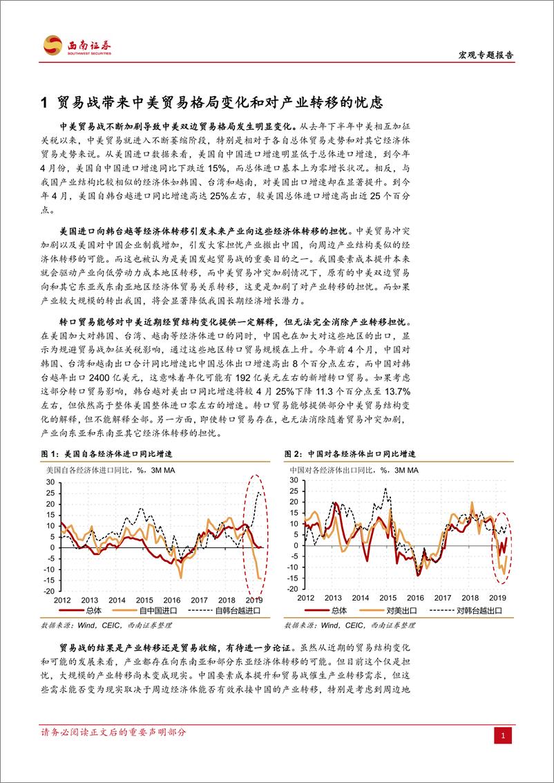 《贸易战的结果：产业转移还是贸易收缩-20190619-西南证券-16页》 - 第5页预览图