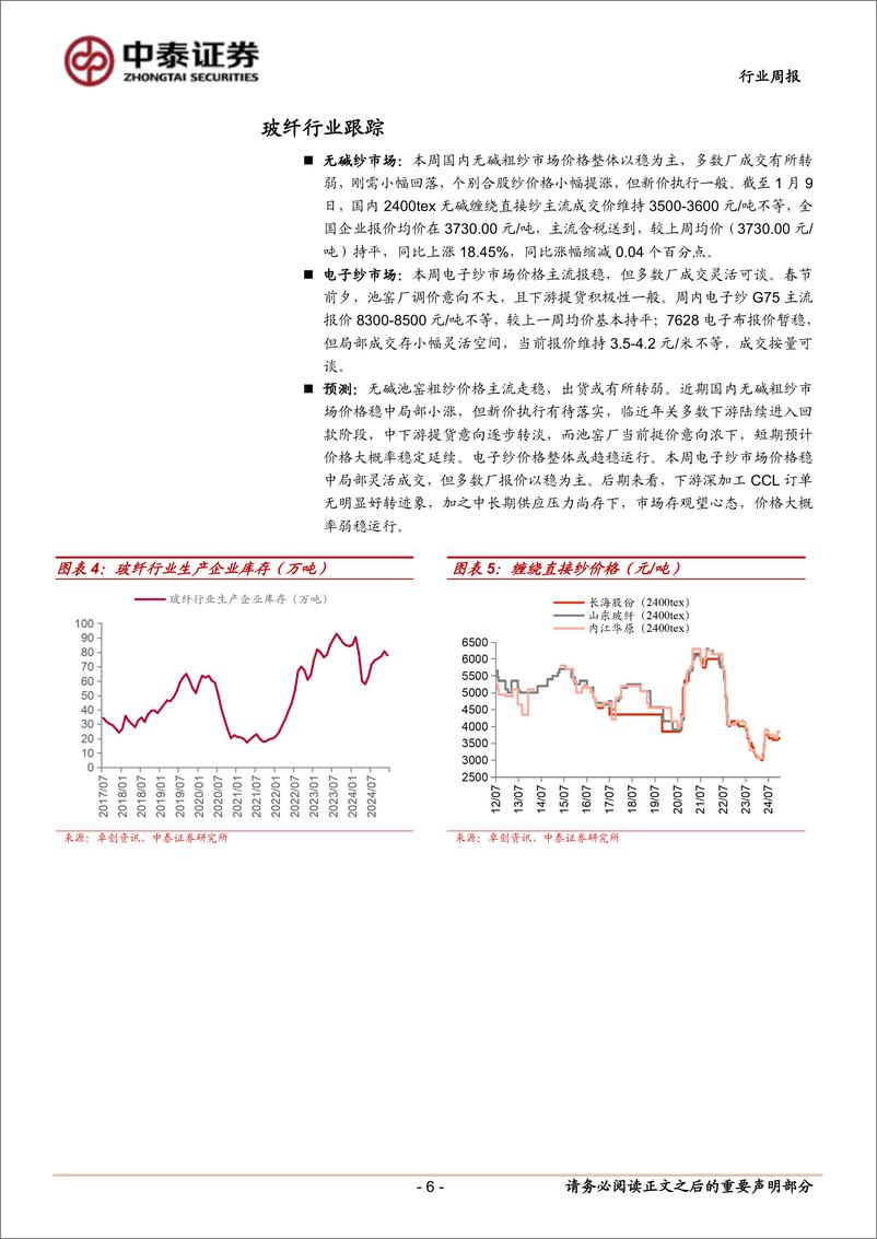 《建筑材料行业：财政政策信号积极；关注光伏玻璃产能去化-250114-中泰证券-20页》 - 第6页预览图