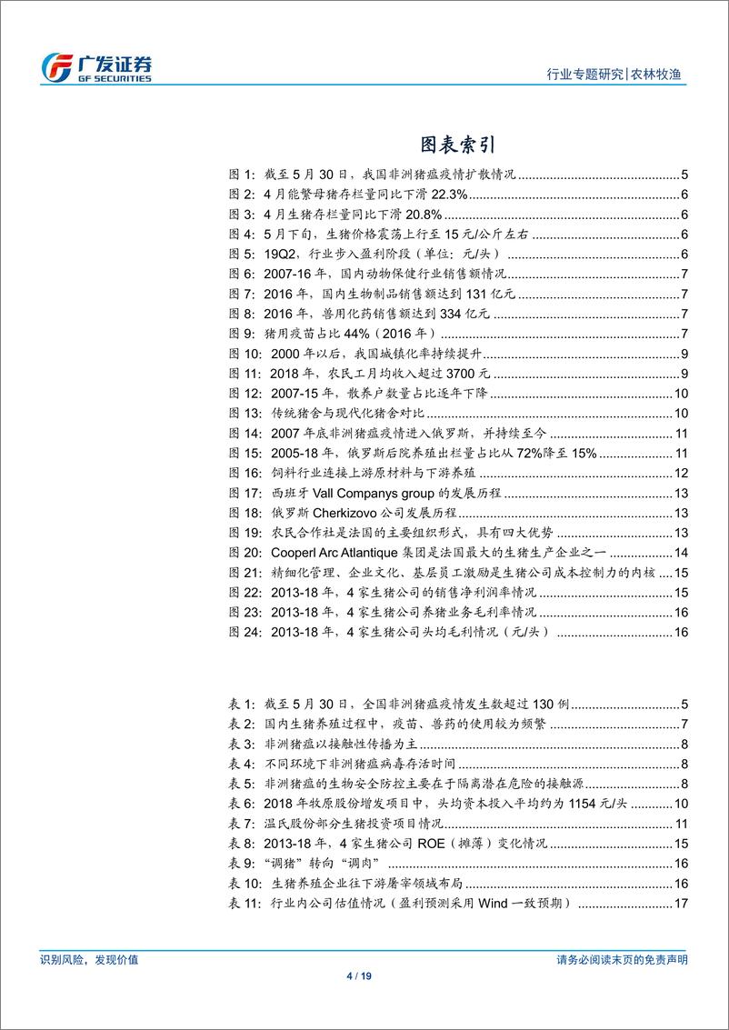 《农林牧渔行业：非瘟重构养殖防控模式，管理水平决定企业价值-20190602-广发证券-19页》 - 第5页预览图