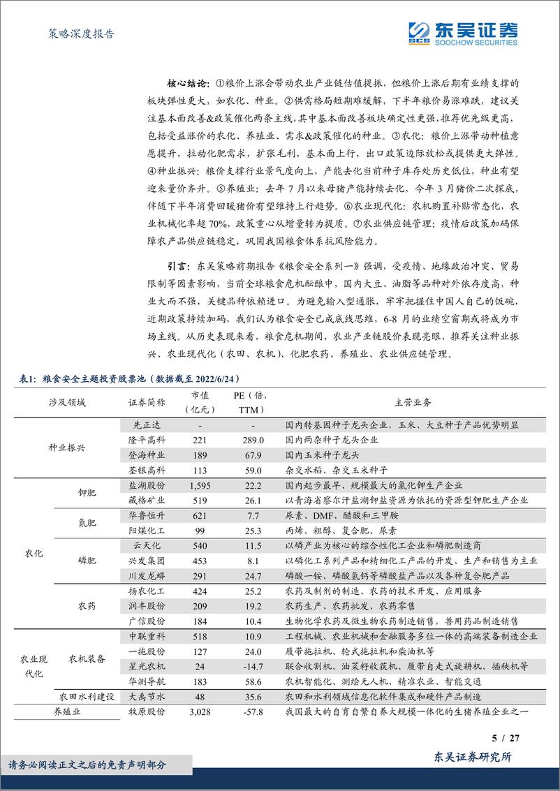 《策略深度报告：国家安全系列二，粮食安全视角下的投资机会-20220627-东吴证券-27页》 - 第6页预览图