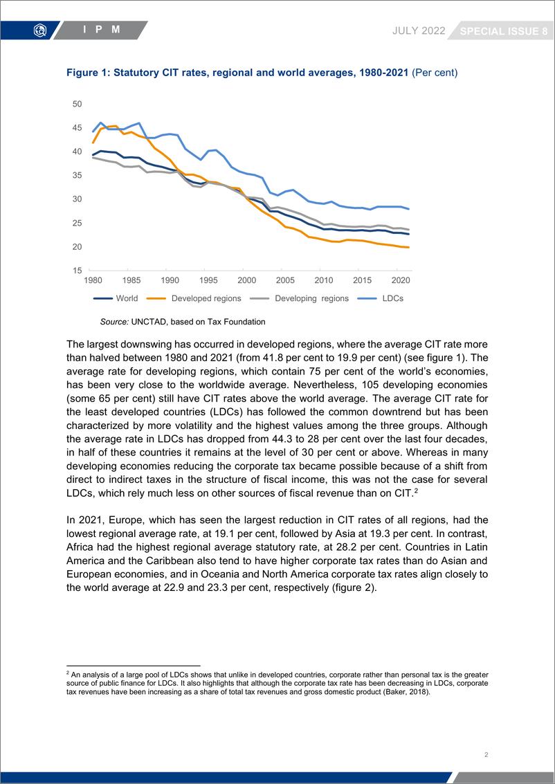 《联合国贸易发展委员会-企业所得税和投资激励：全球回顾（英）-2022.7-21页》 - 第4页预览图
