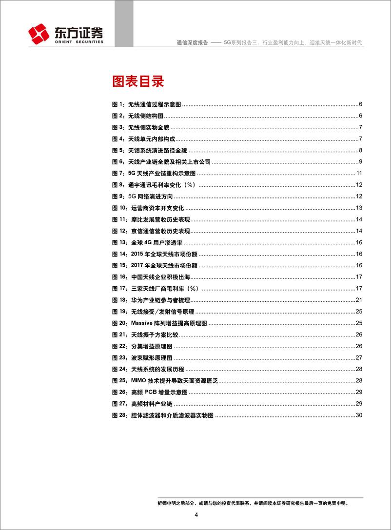 《通信行业5G系列报告三：盈利能力向上，迎接天馈一体化新时代-20190115-东方证券-33页》 - 第5页预览图