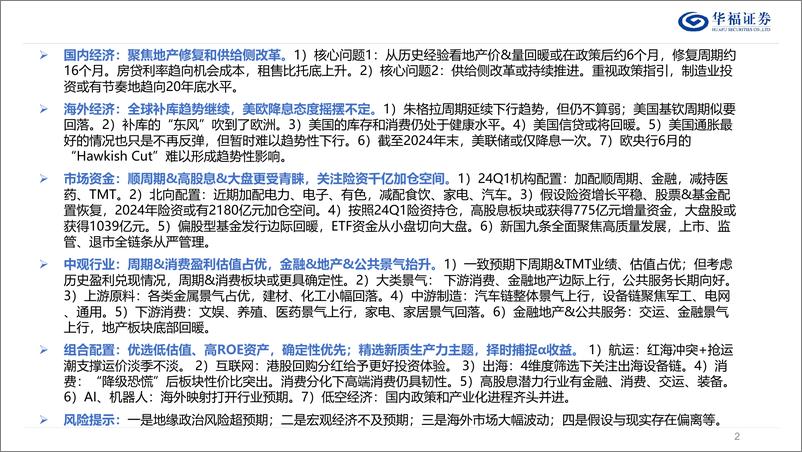 《2024年中期策略报告：守则不足，攻则有余-240628-华福证券-45页》 - 第2页预览图