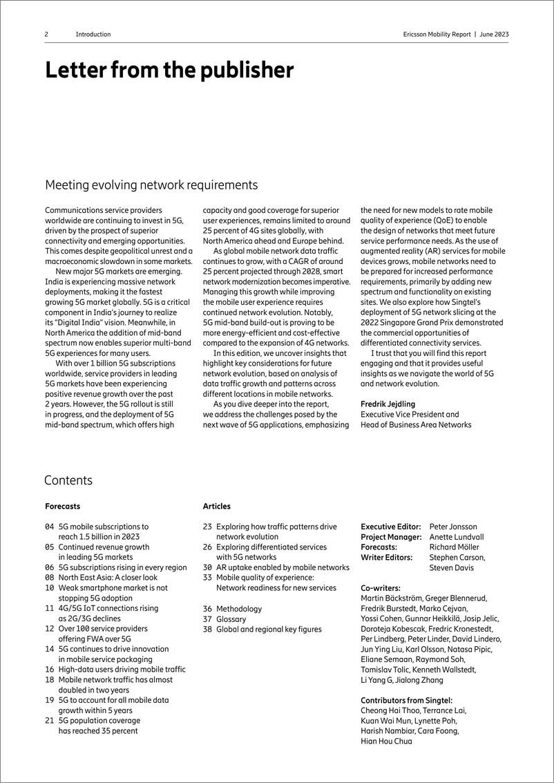 《Ericsson-2023年6月移动研究报告（英）-40页》 - 第3页预览图