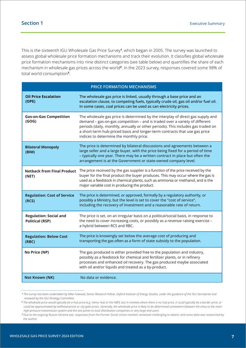 《2024年天然气批发价格调查报告（英文版）-国际气体联盟IGU》 - 第7页预览图