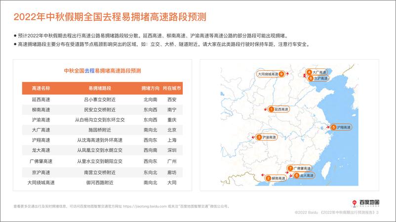 《百度地图2022中秋假期出行预测报告-12页》 - 第5页预览图