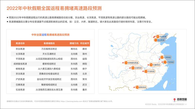 《百度地图2022中秋假期出行预测报告-12页》 - 第6页预览图