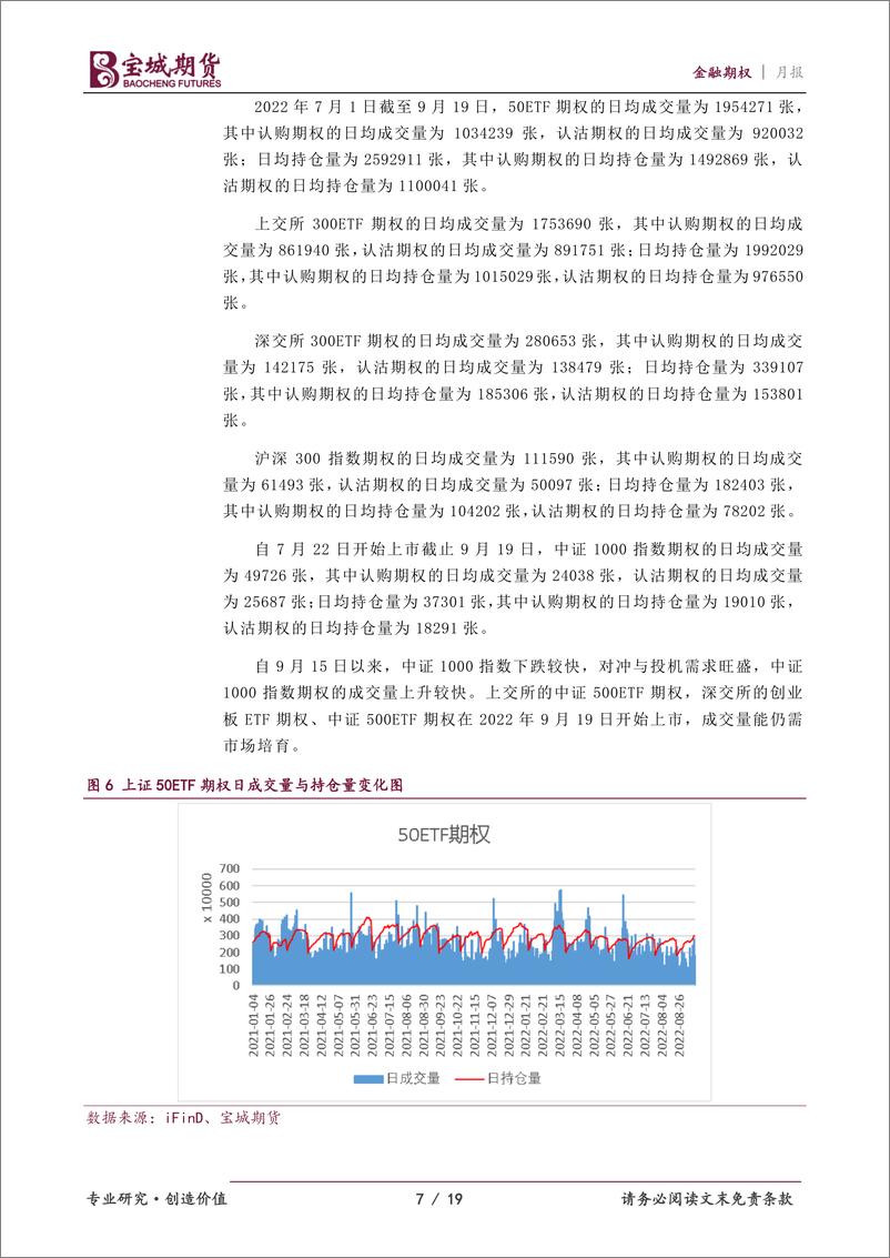 《金融期权10月报：风险因素持续扰动，预计股指维持震荡-20220930-宝城期货-19页》 - 第8页预览图