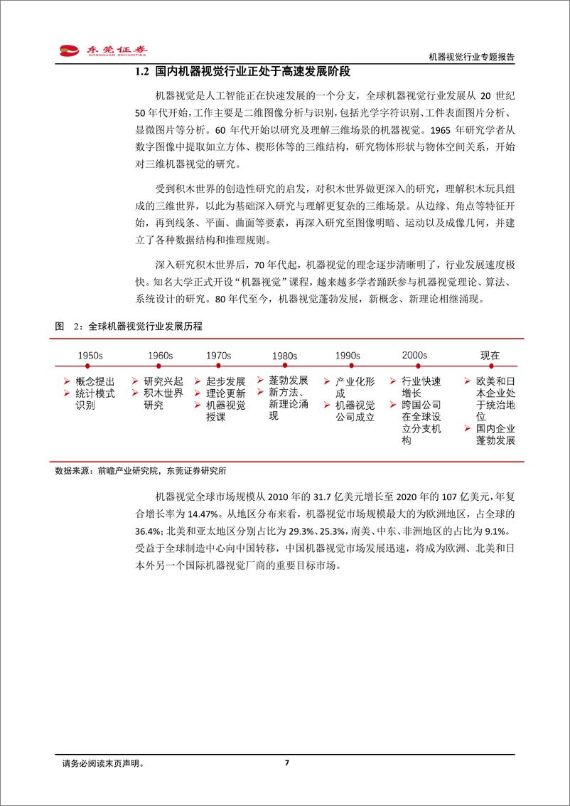 《机器视觉行业专题报告：机器替代人眼优势明显，渗透率逐渐提升-20220128-东莞证券-27页》 - 第8页预览图