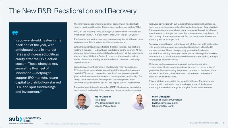 《SVB硅谷银行_2024年H2市场状况报告_英文版_》 - 第3页预览图