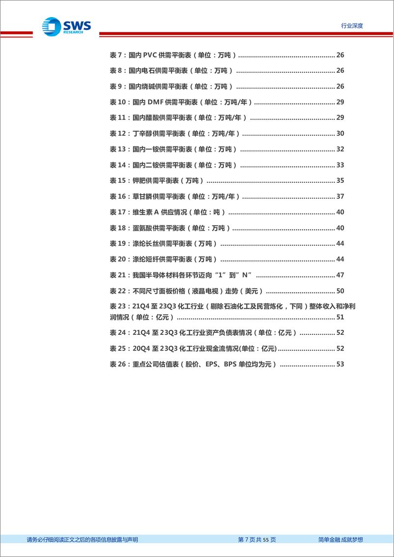 《基础化工行业2023年三季报总结：23Q3终端补库需求集中释放，周期产品价差明显修复，中上游企业盈利边际改善-20231103-申万宏源-55页》 - 第8页预览图