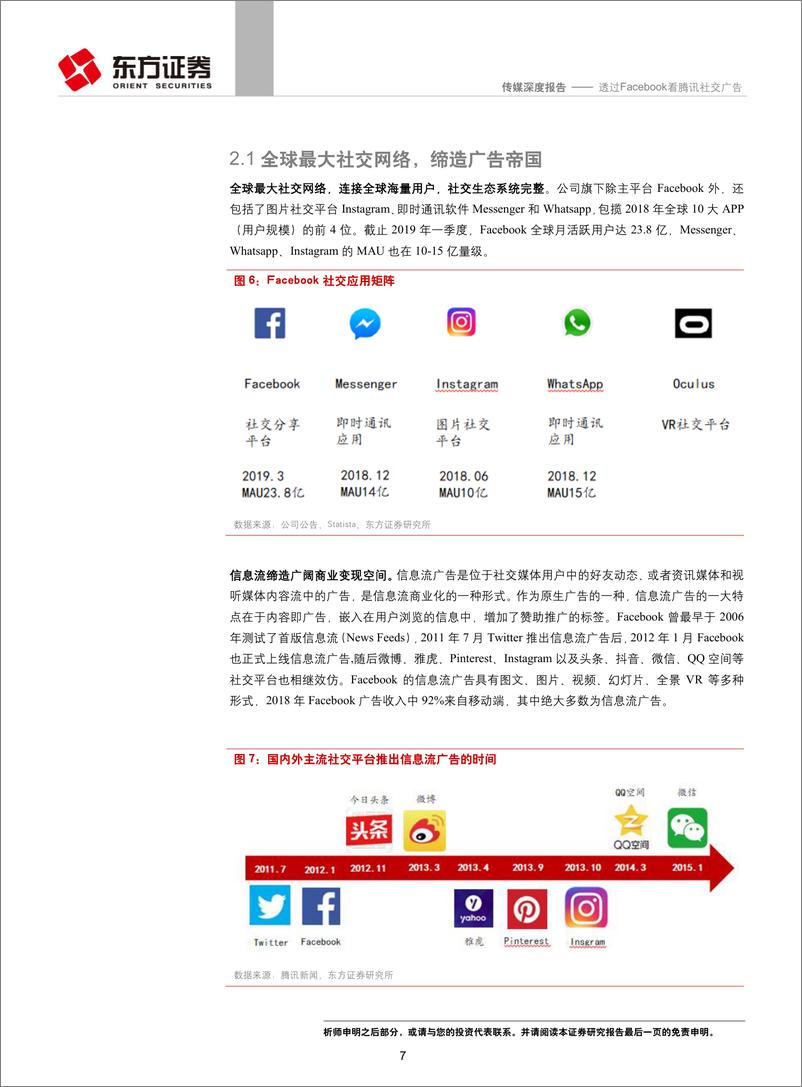 《广告行业研究系列之一：透过Facebook看腾讯社交广告-20190625-东方证券-24页》 - 第8页预览图