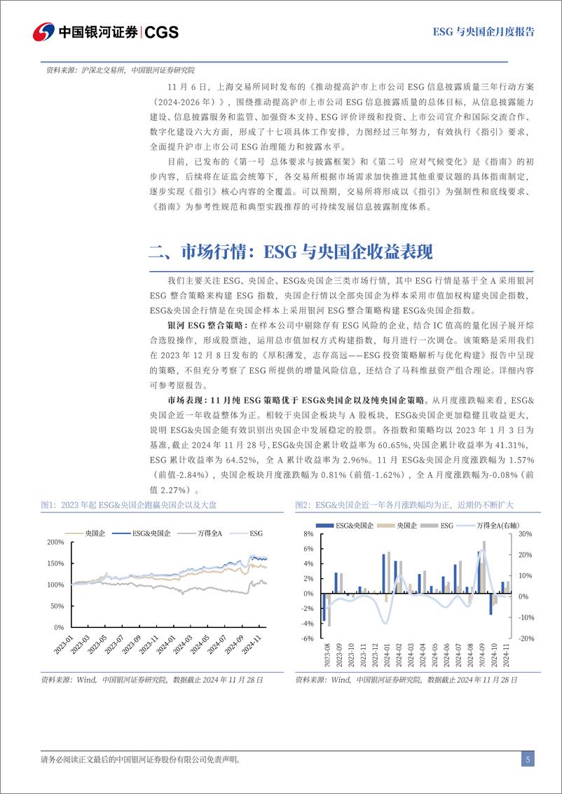 《ESG与央国企月度报告(2024年11月)：交易所发布ESG指南，ESG策略备受关注-241129-银河证券-10页》 - 第5页预览图