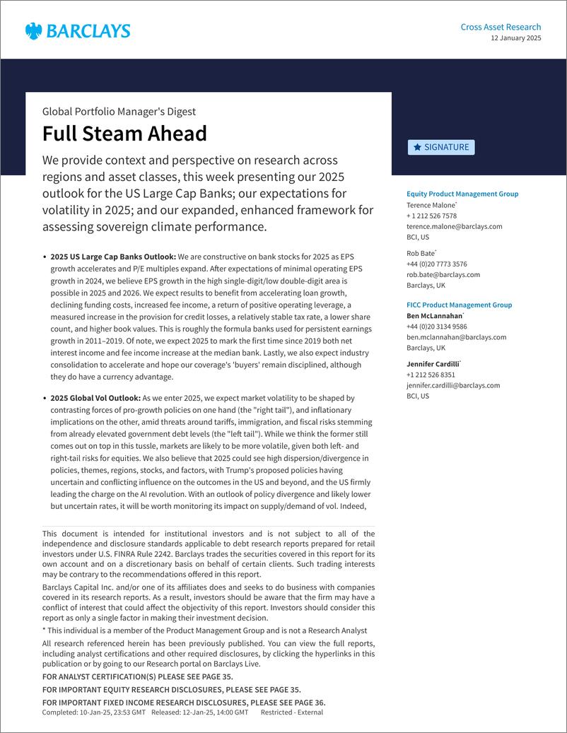 《Barclays_Global_Portfolio_Manager_s_Digest_Full_Steam_Ahead》 - 第1页预览图