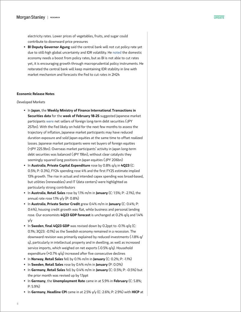 《Morgan Stanley Fixed-Global Macro Commentary February 29-106777574》 - 第7页预览图